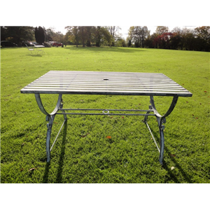 Rectangular Table 1.4m Galvanised